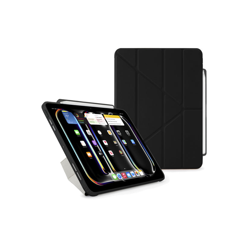 Kryt na iPad Pro 13" Pipetto Origami No3 Pencil Case - černý - iSTYLE CZ