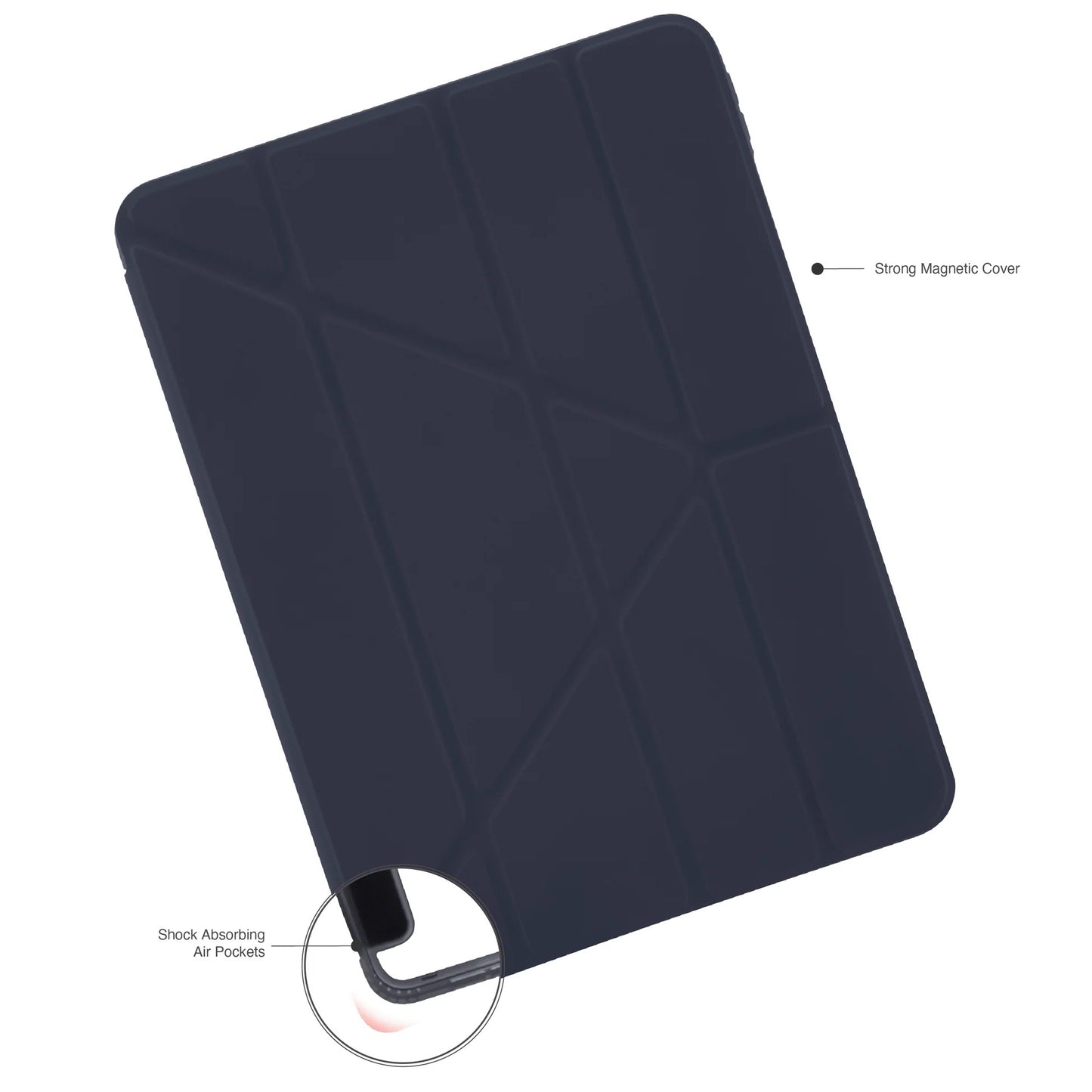 Kryt na iPad Pro 11" Pipetto Origami No1 Original Case - tmavě modrý - iSTYLE CZ