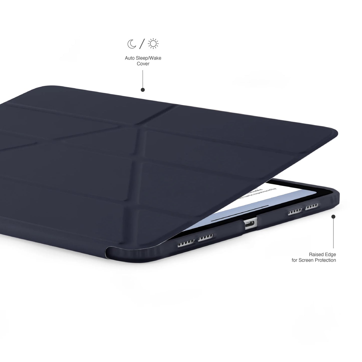 Kryt na iPad Pro 13" Pipetto Origami No1 Original Case - tmavě modrý - iSTYLE CZ