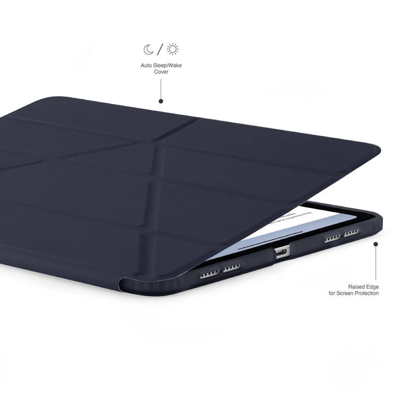 Kryt na iPad Pro 13" Pipetto Origami No1 Original Case - tmavě modrý - iSTYLE CZ