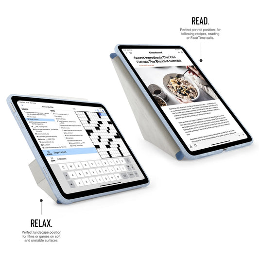 Kryt na iPad Air 13" Pipetto Origami No1 Original Case - světle modrý - iSTYLE CZ