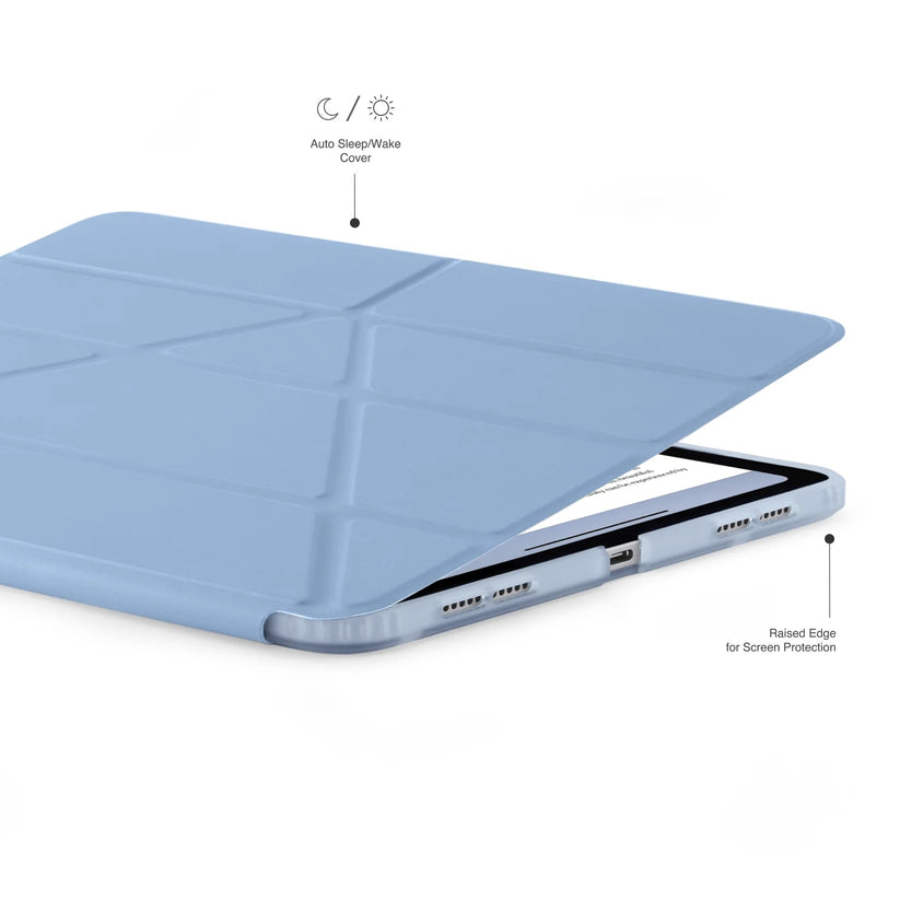 Kryt na iPad Air 13" Pipetto Origami No1 Original Case - světle modrý - iSTYLE CZ