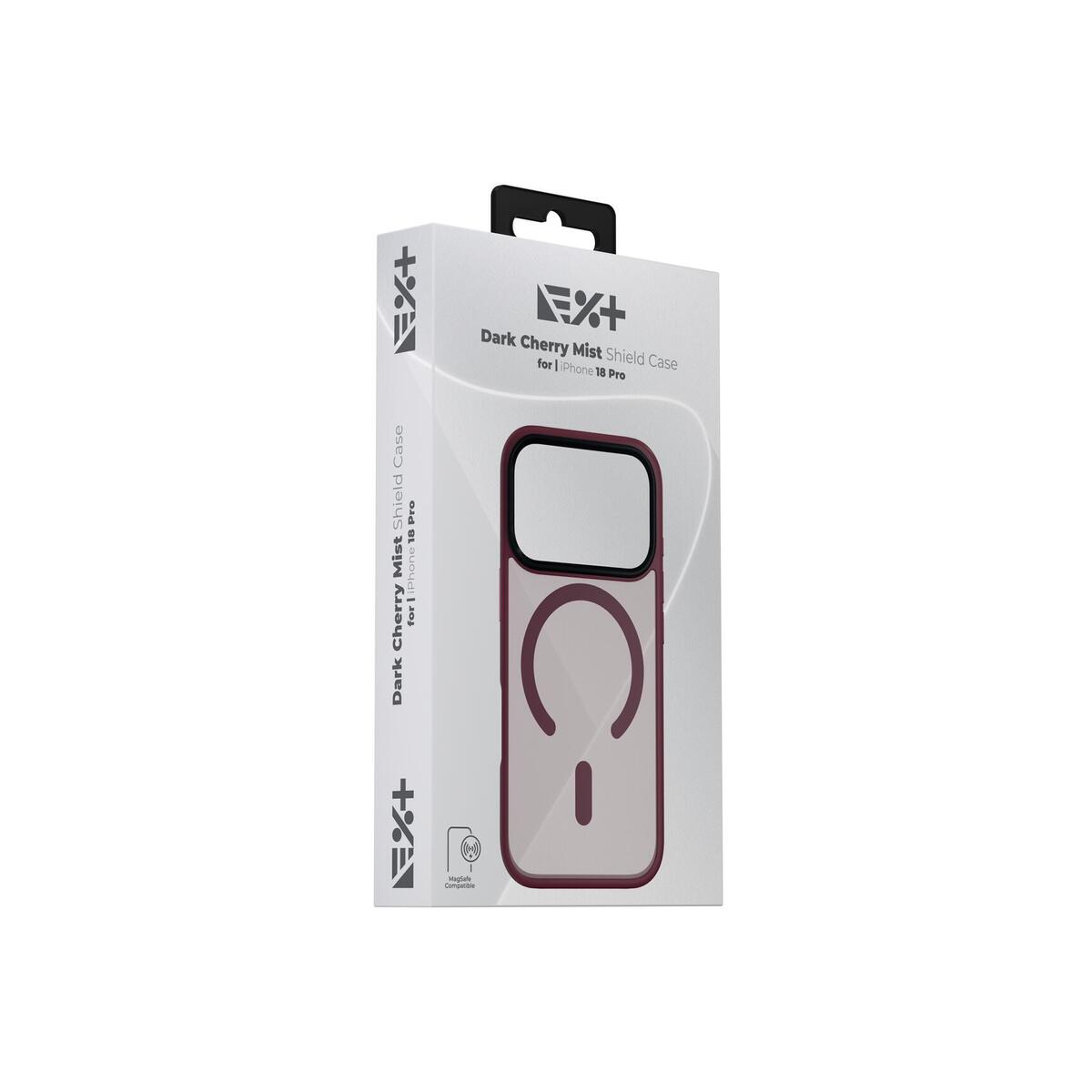 Kryt pro iPhone 18 Pro NOA Mist Shield s MagSafe - tmavě višňový