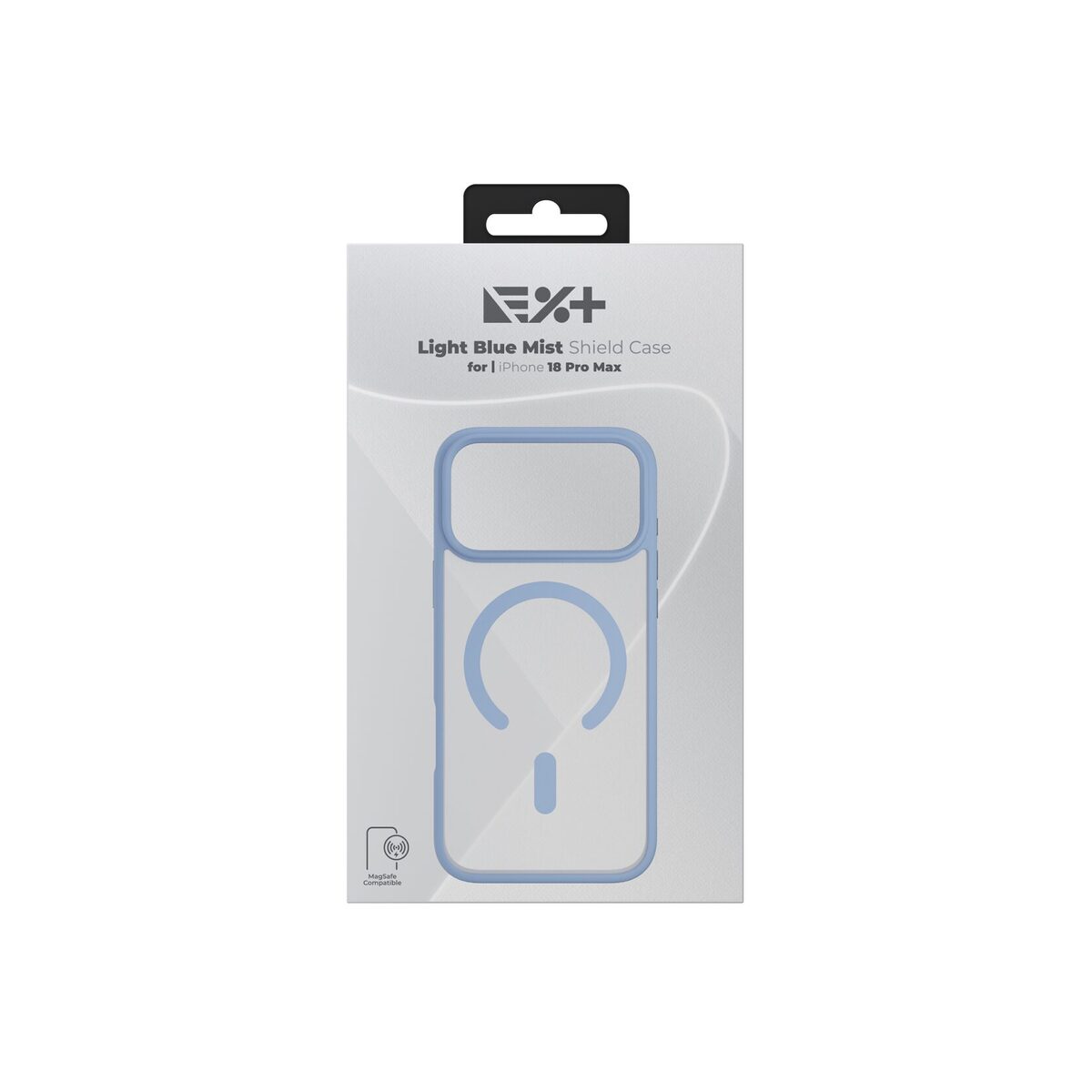 Kryt pro iPhone 18 Pro Max NOA Mist Shield s MagSafe - světle modrý