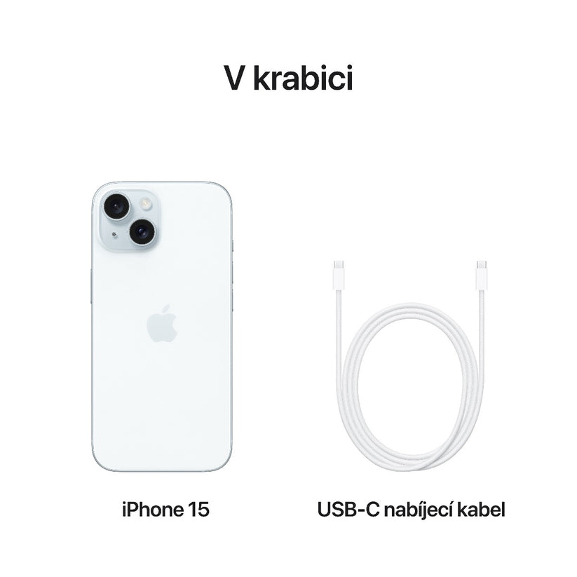 Apple iPhone 15 128GB - modrý (použité, opotřebené) - iSTYLE CZ