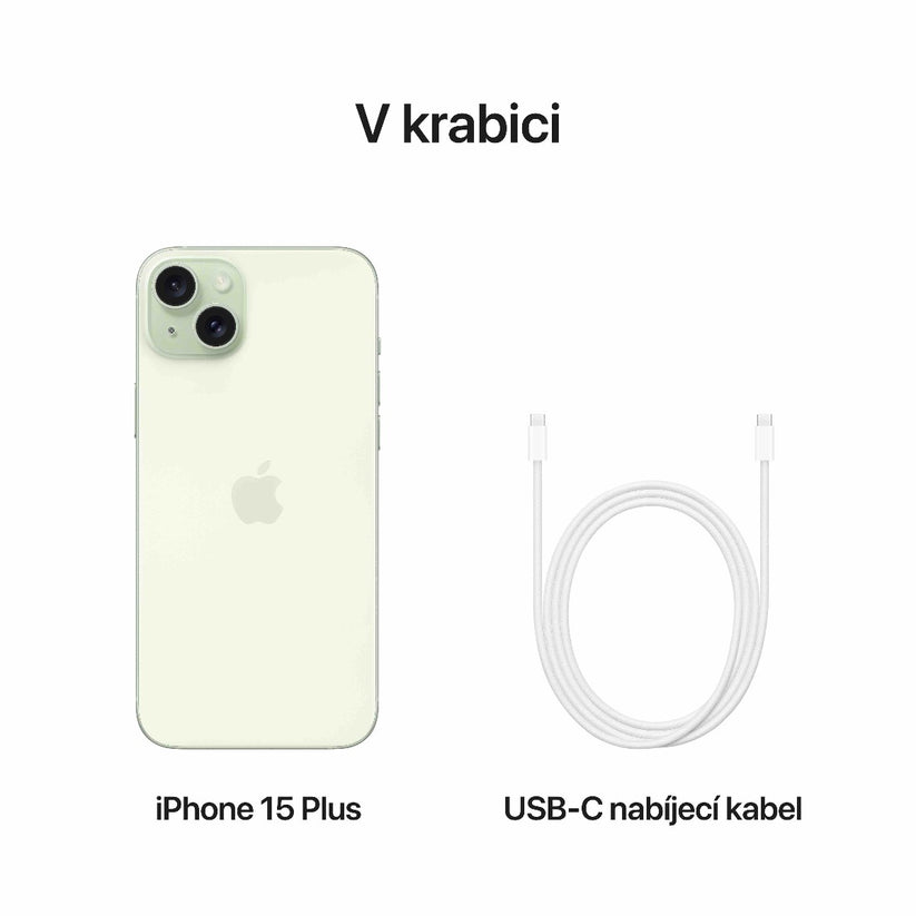 Apple iPhone 15 Plus 256GB - zelený (otevřený)
