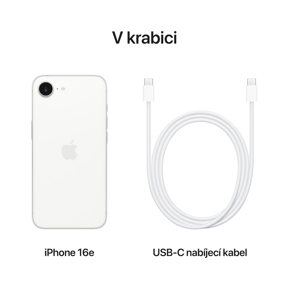Apple iPhone 16e 128GB - bílý (otevřený) - iSTYLE CZ