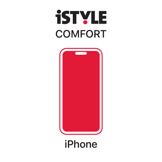 iSTYLE Comfort s 3D+ ochranným sklem na iPhone 6 Plus / 6S Plus / 7 Plus / 8 Plus - bílé