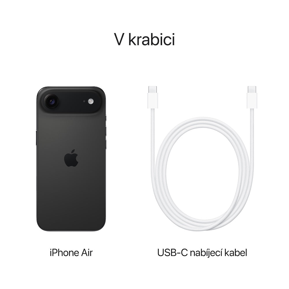 Apple iPhone Air 256GB - vesmírně černý