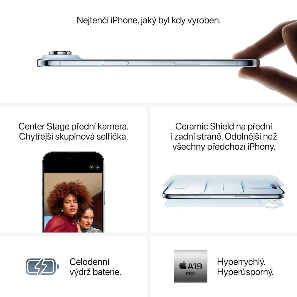 Apple iPhone Air 256GB - blankytně modrý