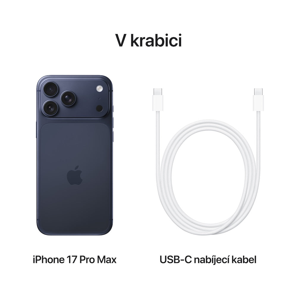 Apple iPhone 17 Pro Max 256GB - temně modrý - iSTYLE CZ