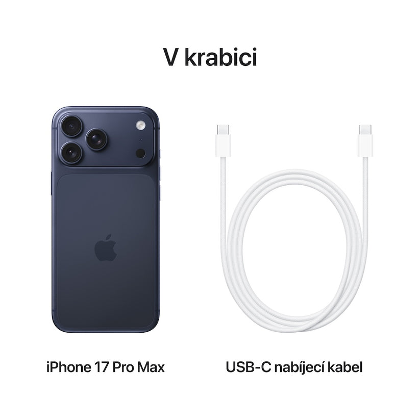 Apple iPhone 17 Pro Max 256GB - temně modrý - iSTYLE CZ