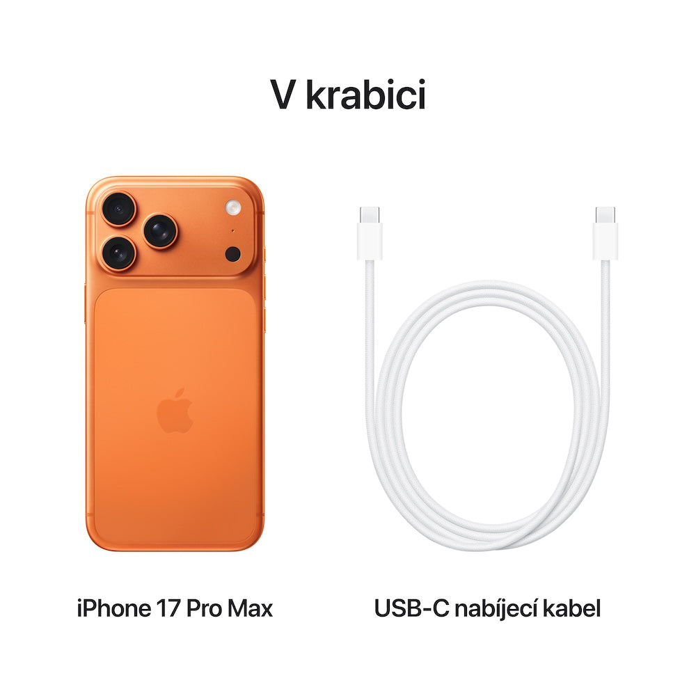 Apple iPhone 17 Pro Max 256GB - kosmicky oranžový
