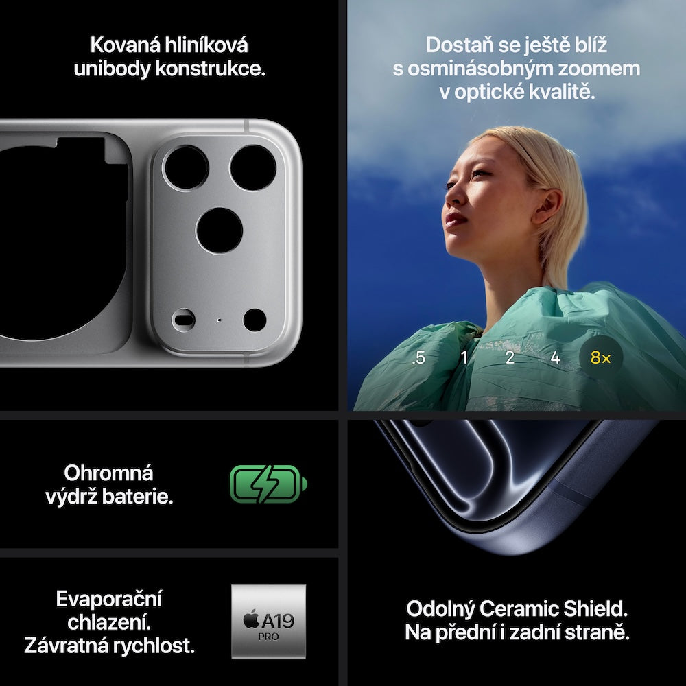 Apple iPhone 17 Pro 256GB - kosmicky oranžový