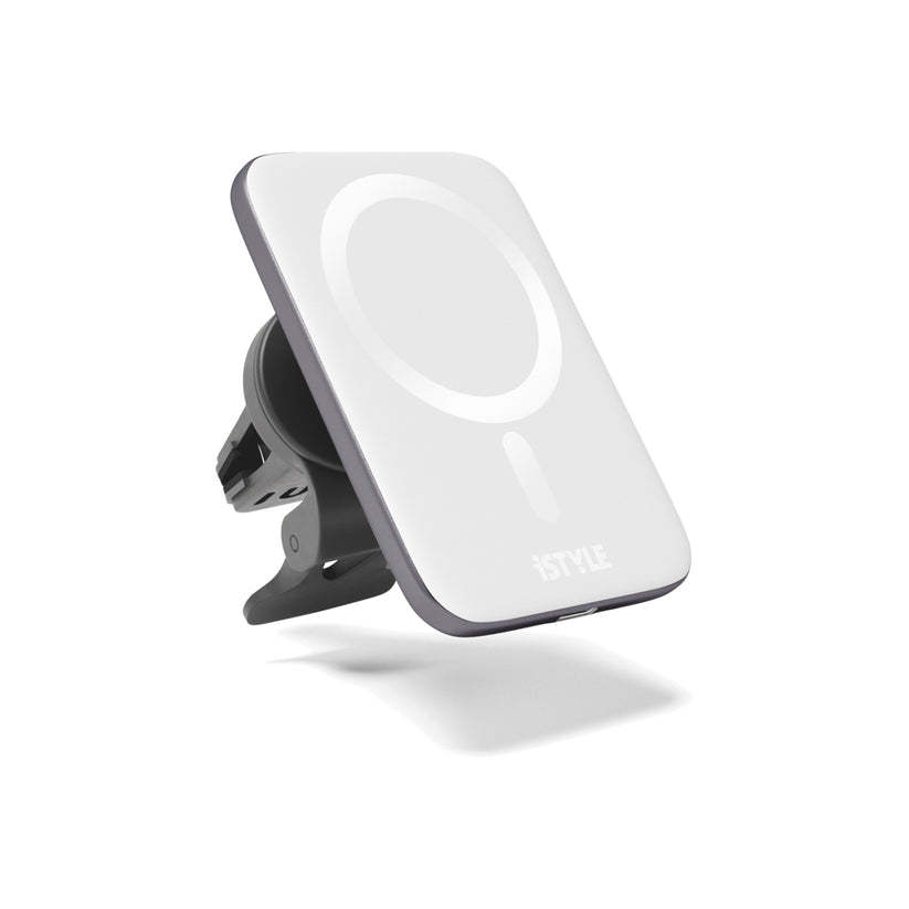 MagSafe ultratenká bezdrátová nabíječka do auta iSTYLE - stříbrná - iSTYLE CZ