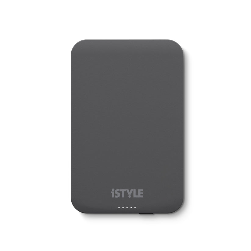 MagSafe bezdrátová 5000mAh powerbanka iSTYLE - vesmírně šedá - iSTYLE CZ