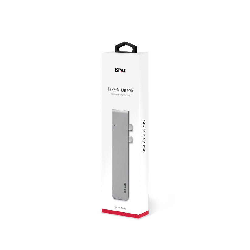 USB-C dokovací stanice iSTYLE Pro HUB stříbrná - iSTYLE CZ