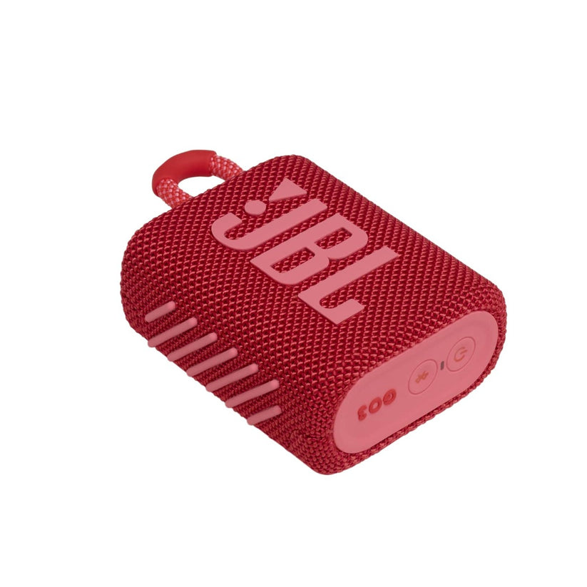 Bezdrátový reproduktor JBL GO 3 - červený - iSTYLE CZ