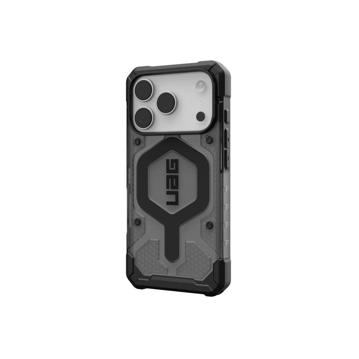 MagSafe kryt pro iPhone 18 Pro/17 Pro UAG Pathfinder Clear MagSafe - průhledná ash/black