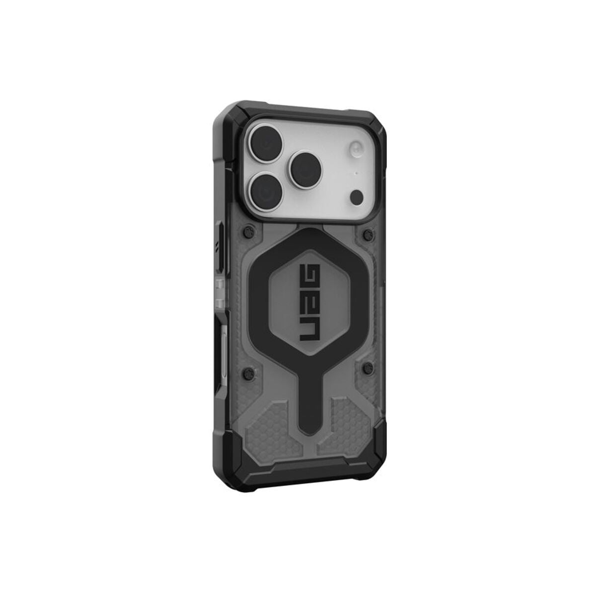 MagSafe kryt pro iPhone 18 Pro/17 Pro UAG Pathfinder Clear MagSafe - průhledná ash/black
