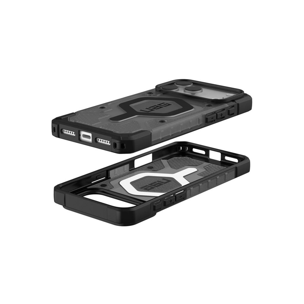 MagSafe kryt pro iPhone 18 Pro Max/17 Pro Max UAG Pathfinder Clear MagSafe - průhledná ash/black
