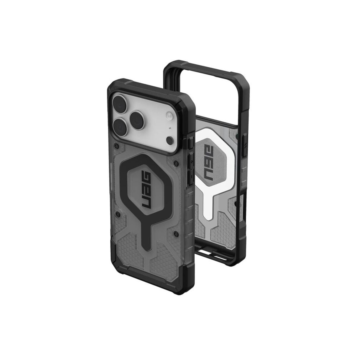 MagSafe kryt pro iPhone 18 Pro Max/17 Pro Max UAG Pathfinder Clear MagSafe - průhledná ash/black