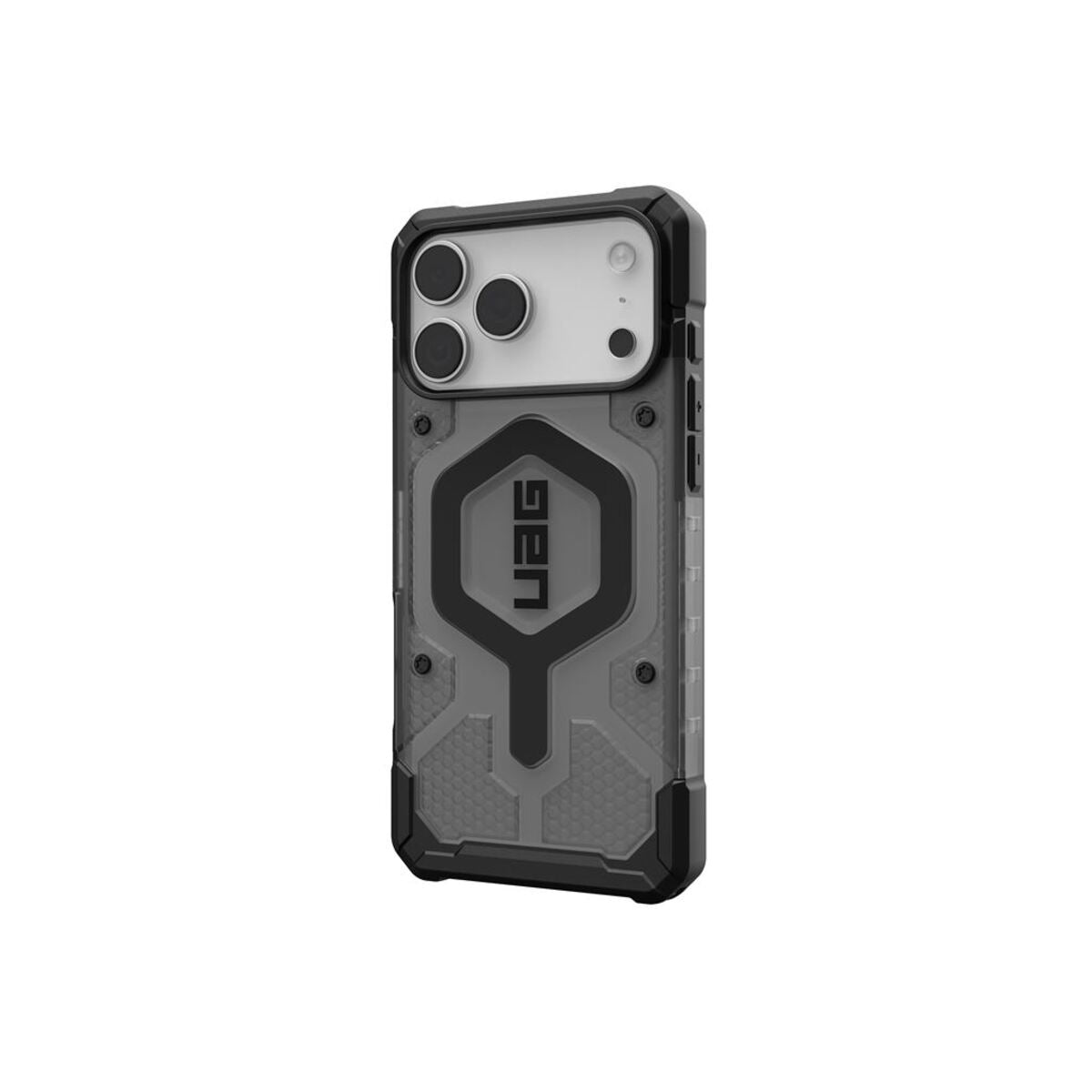 MagSafe kryt pro iPhone 18 Pro Max/17 Pro Max UAG Pathfinder Clear MagSafe - průhledná ash/black