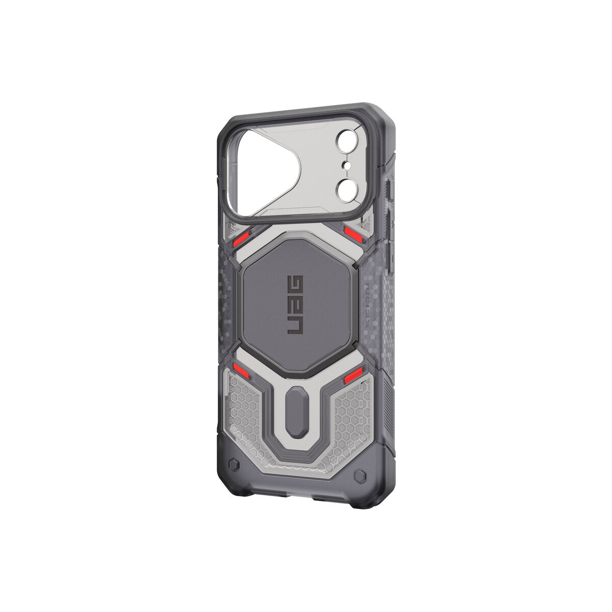 MagSafe kryt pro iPhone 18 Pro Max/17 Pro Max UAG Monarch Pro MagSafe - průsvitná šedá (VEIL ash)