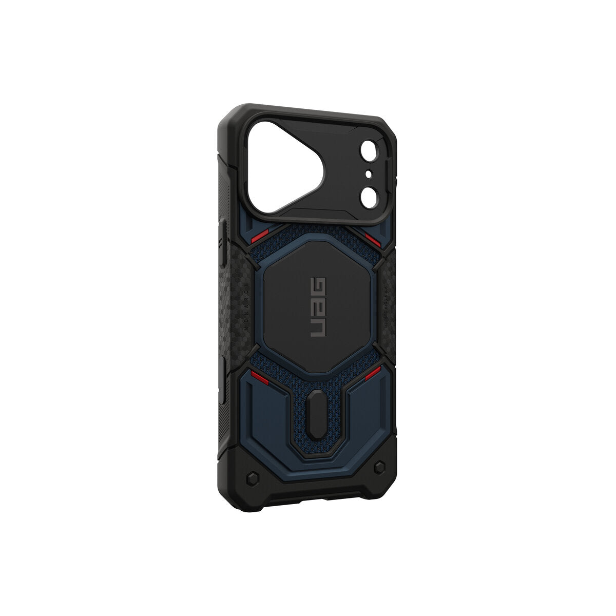 MagSafe kryt pro iPhone 18 Pro Max/17 Pro Max UAG Monarch Pro MagSafe - kevlar mallard (černá/tmavě modrá)