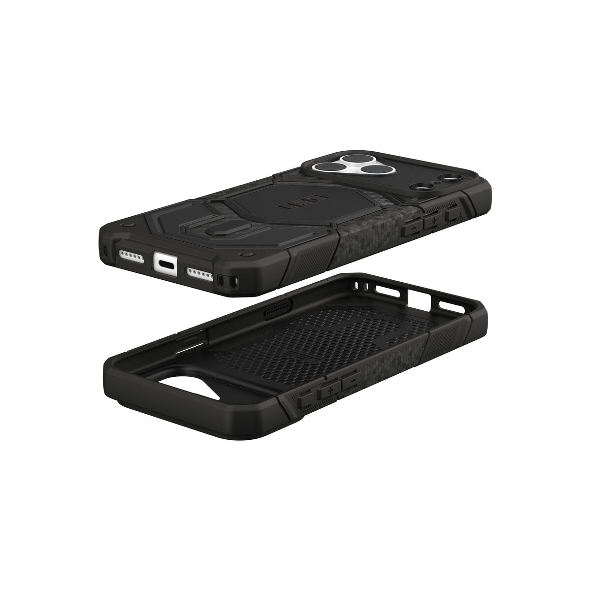 MagSafe kryt pro iPhone 18 Pro Max/17 Pro Max UAG Monarch Pro MagSafe - carbon fiber černá