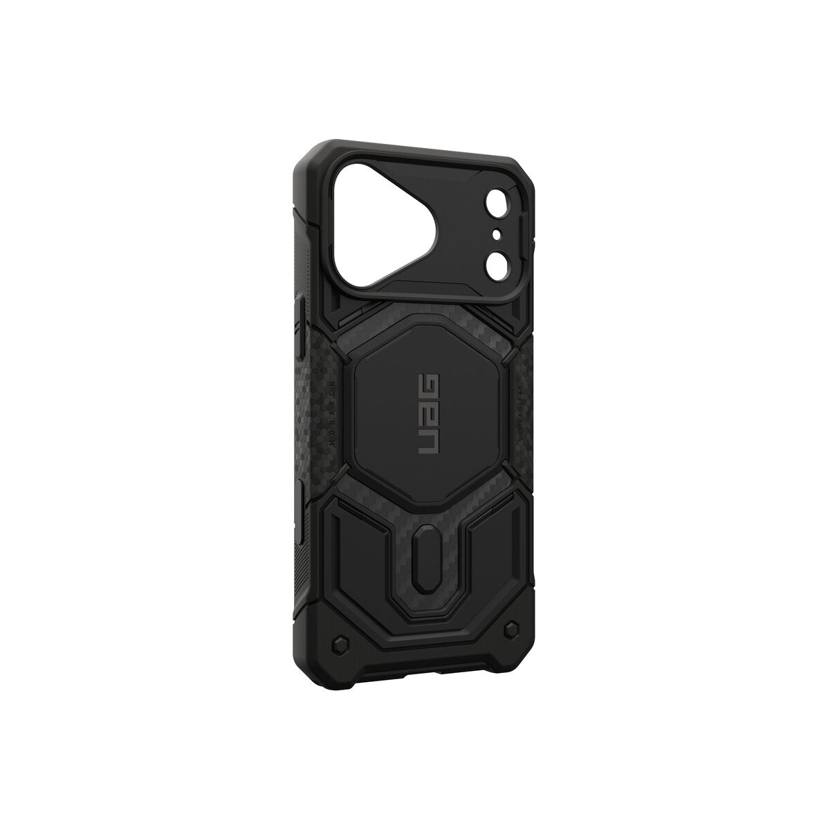 MagSafe kryt pro iPhone 18 Pro Max/17 Pro Max UAG Monarch Pro MagSafe - carbon fiber černá