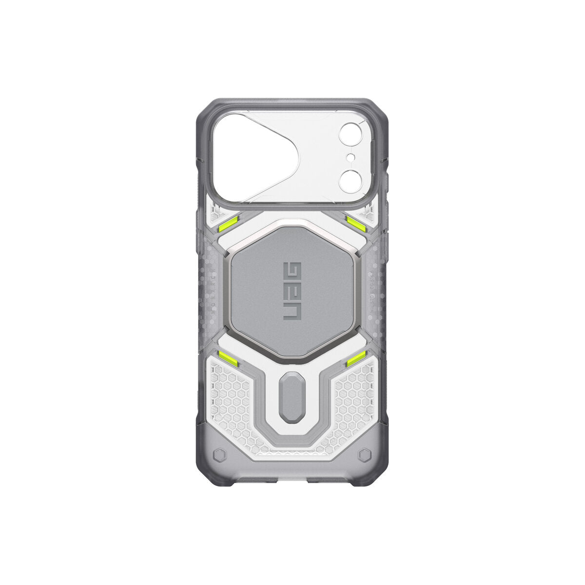 MagSafe kryt pro iPhone 18 Pro Max/17 Pro Max UAG Monarch Pro MagSafe - průsvitná ledově bílá (VEIL ice)
