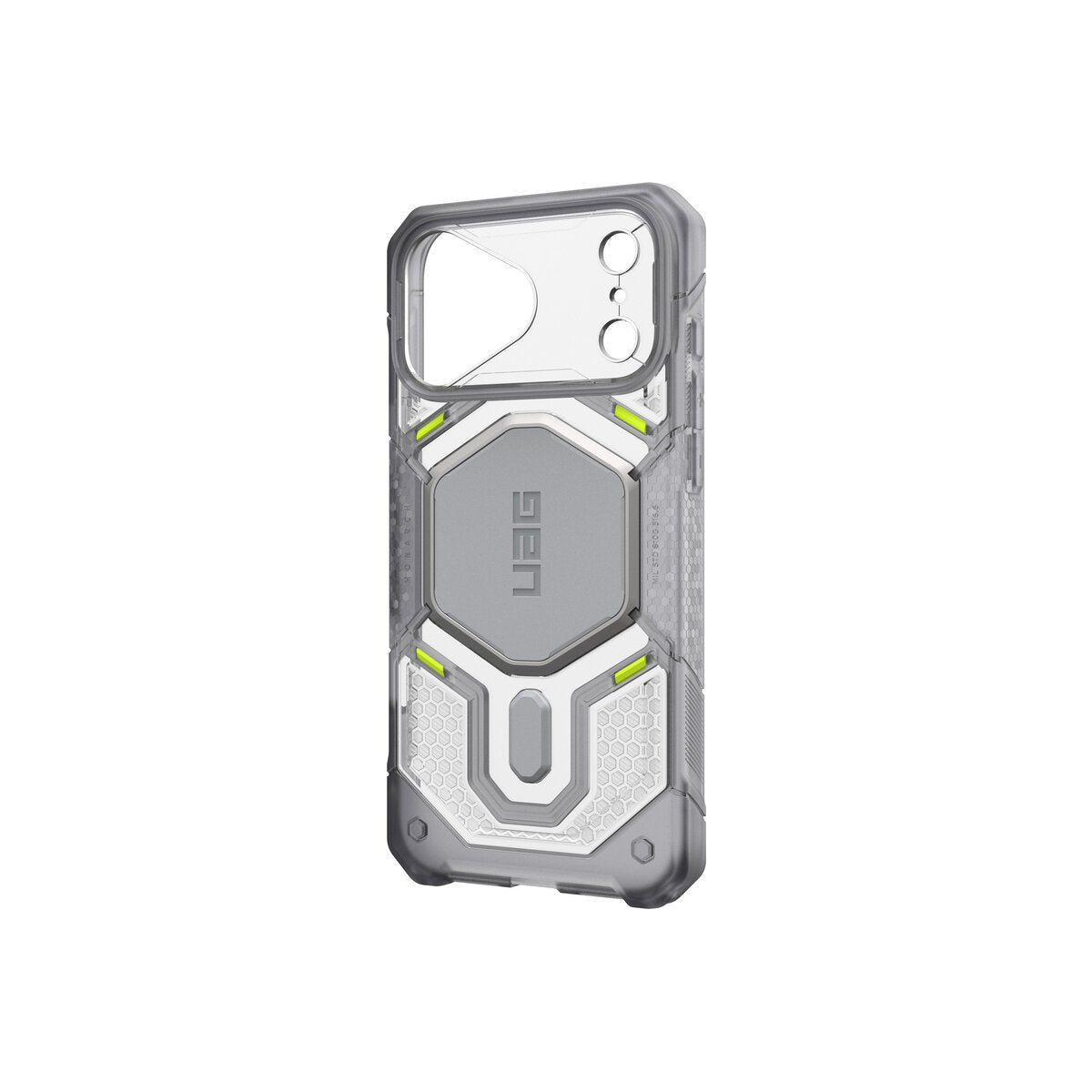 MagSafe kryt pro iPhone 18 Pro Max/17 Pro Max UAG Monarch Pro MagSafe - průsvitná ledově bílá (VEIL ice)