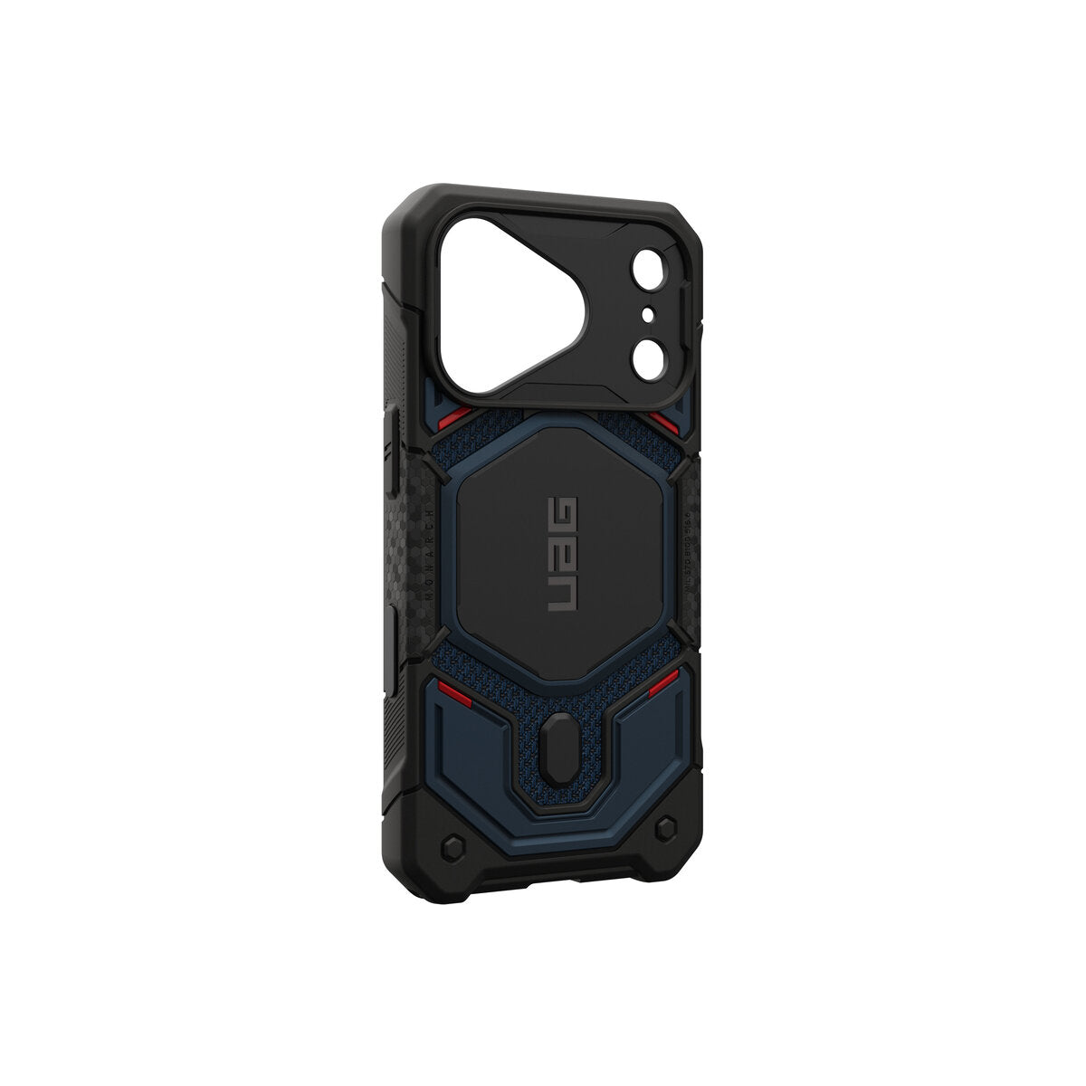 MagSafe kryt pro iPhone 18 Pro/17 Pro UAG Monarch Pro MagSafe - kevlar mallard (černá/tmavě modrá)