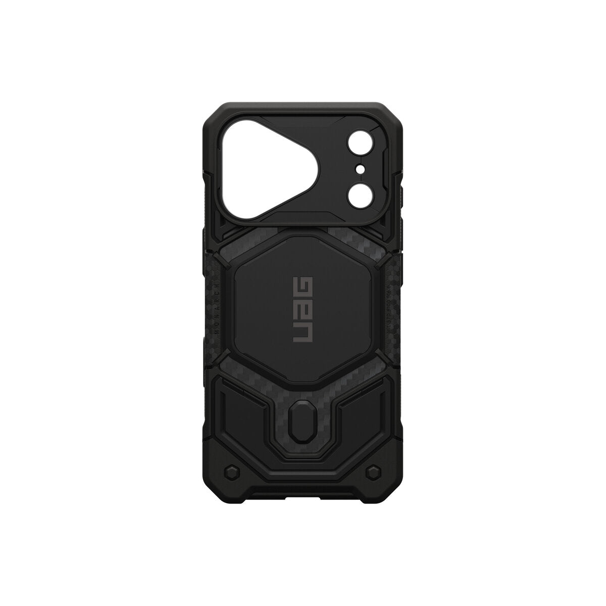 MagSafe kryt pro iPhone 18 Pro/17 Pro UAG Monarch Pro MagSafe - carbon fiber černá