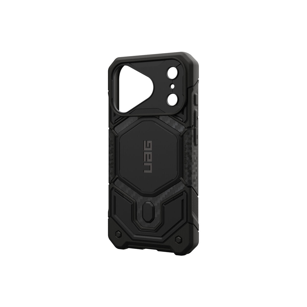 MagSafe kryt pro iPhone 18 Pro/17 Pro UAG Monarch Pro MagSafe - carbon fiber černá