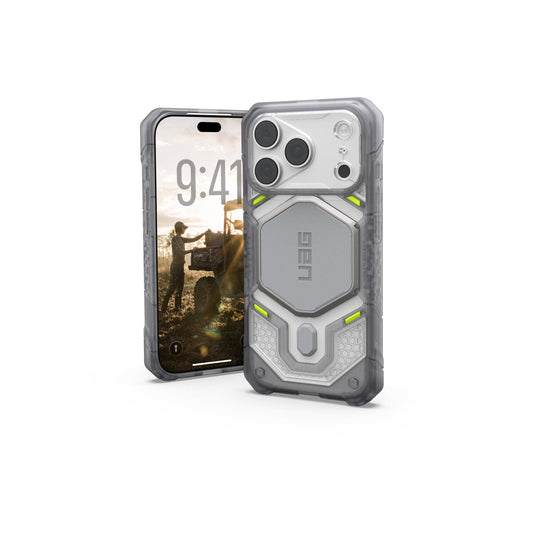 MagSafe kryt pro iPhone 18 Pro/17 Pro UAG Monarch Pro MagSafe - průsvitná ledově bílá (VEIL ice)