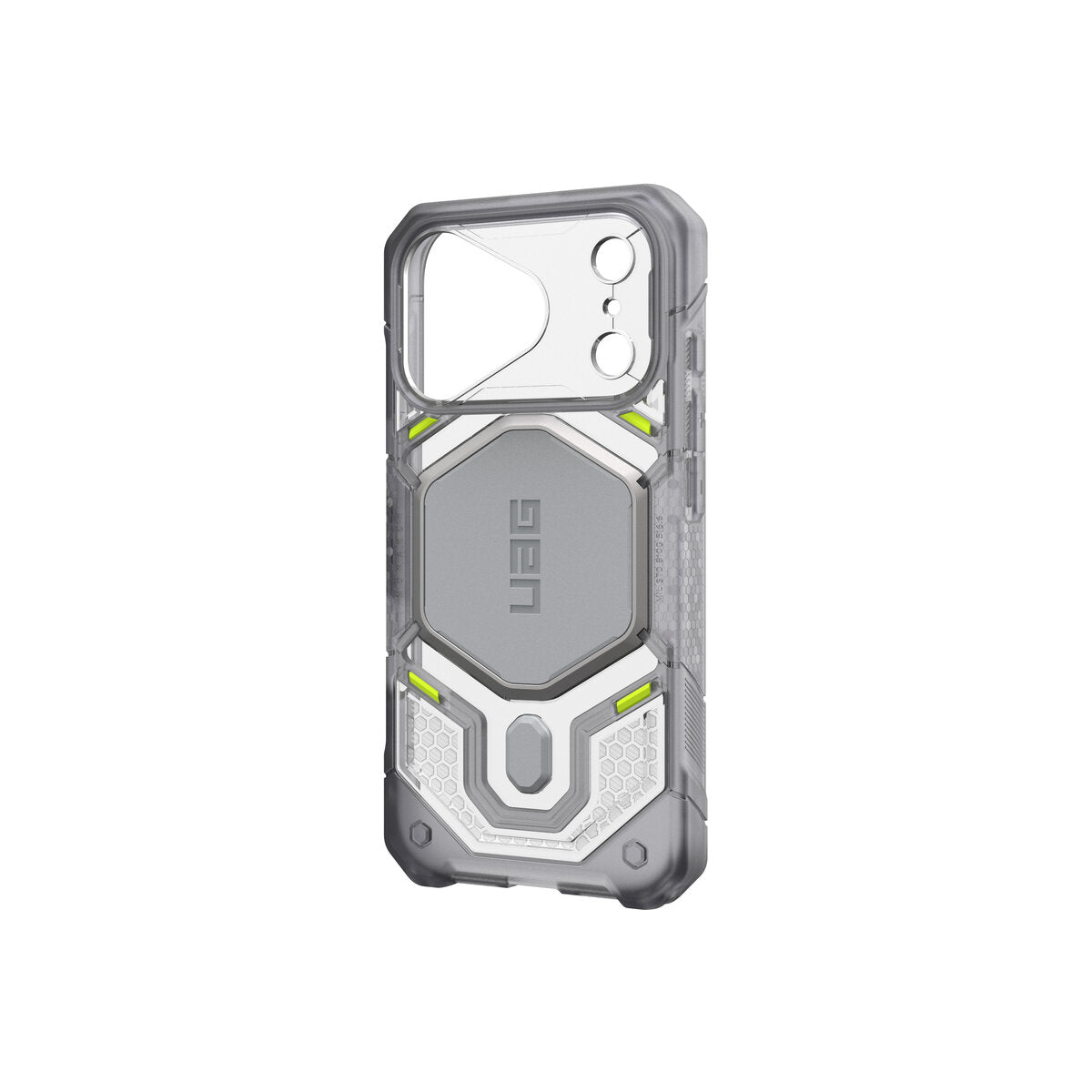 MagSafe kryt pro iPhone 18 Pro/17 Pro UAG Monarch Pro MagSafe - průsvitná ledově bílá (VEIL ice)