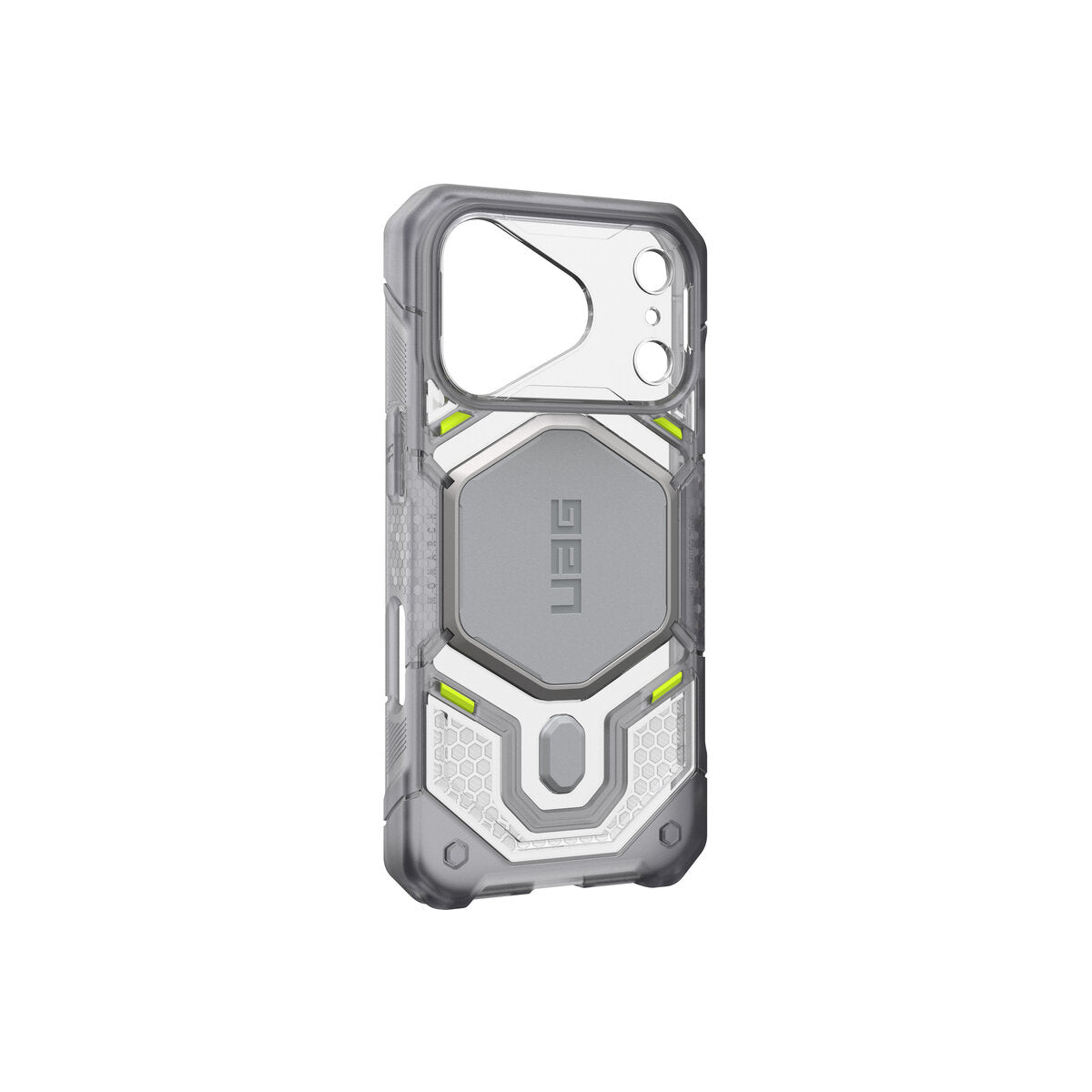 MagSafe kryt pro iPhone 18 Pro/17 Pro UAG Monarch Pro MagSafe - průsvitná ledově bílá (VEIL ice)