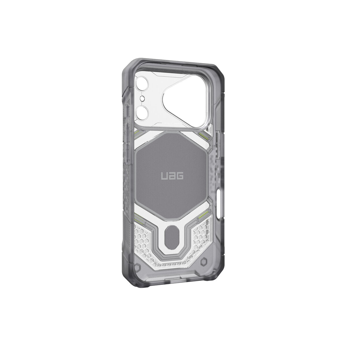 MagSafe kryt pro iPhone 18 Pro/17 Pro UAG Monarch Pro MagSafe - průsvitná ledově bílá (VEIL ice)