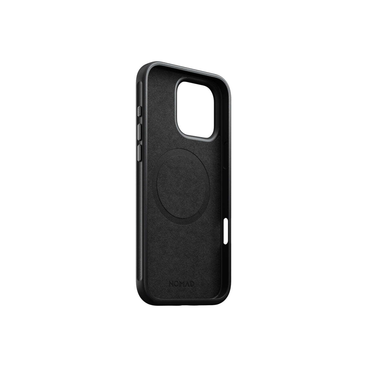 Kožený MagSafe kryt pro iPhone 16 Pro Max Nomad Modern - béžový