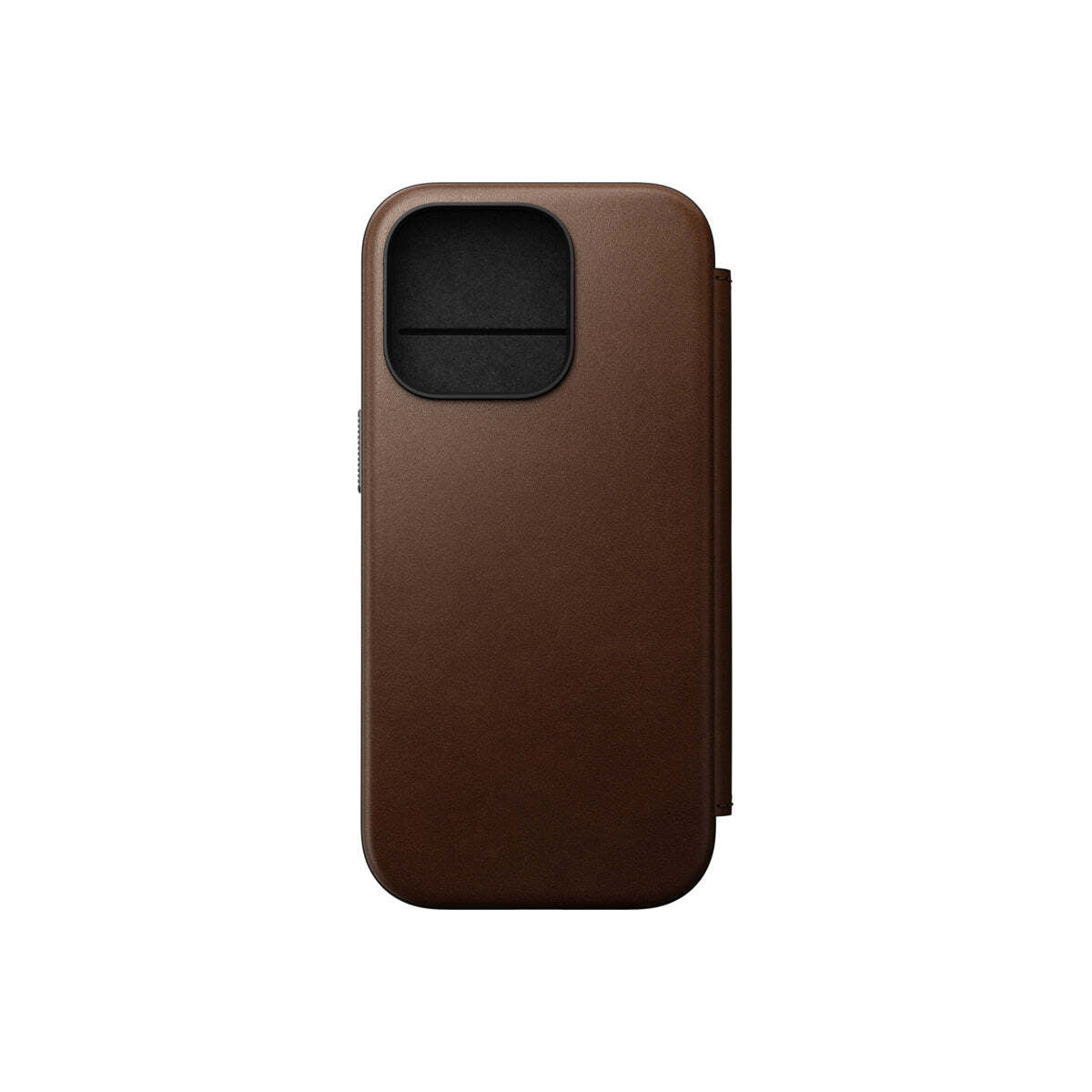 Kožený MagSafe kryt pro iPhone 16 Pro Nomad Modern Leather Folio - hnědý