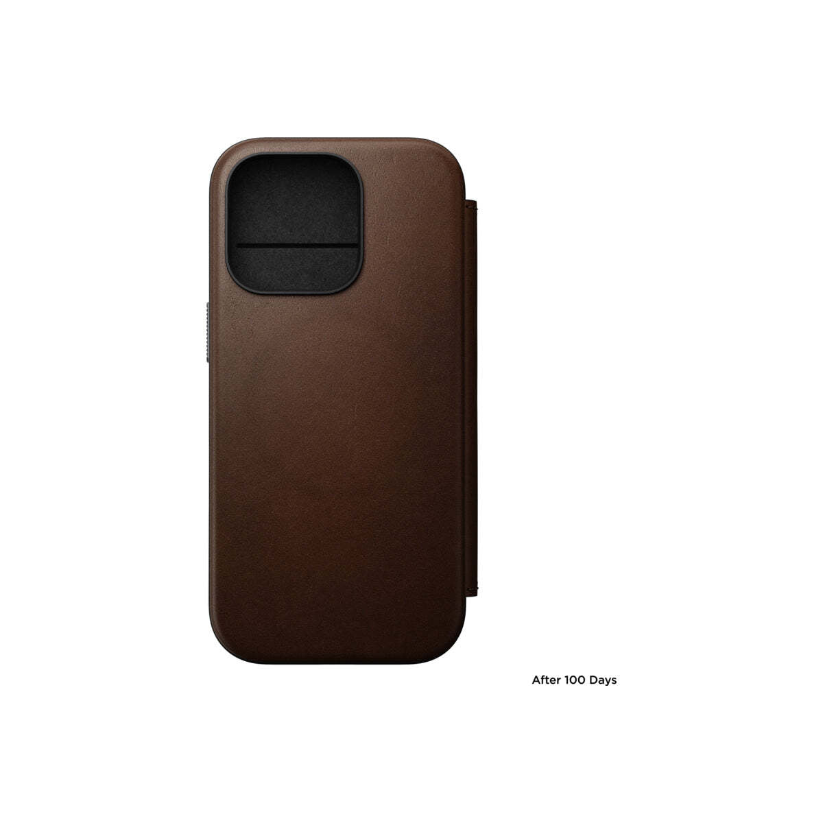 Kožený MagSafe kryt pro iPhone 16 Pro Nomad Modern Leather Folio - hnědý
