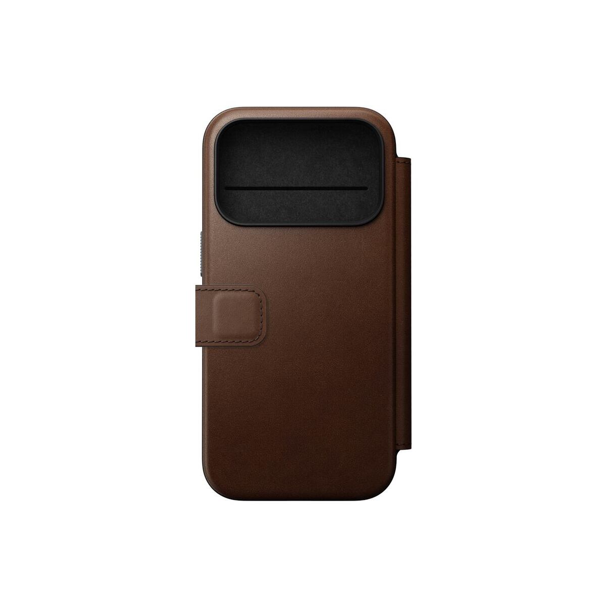 Kryt pro iPhone 17 Pro Nomad Modern Leather Folio - hnědý