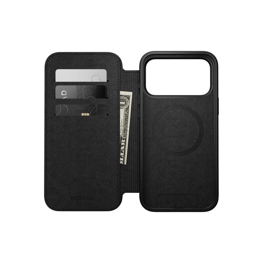 Kryt pro iPhone 17 Pro Max Nomad Modern Leather Folio - hnědý