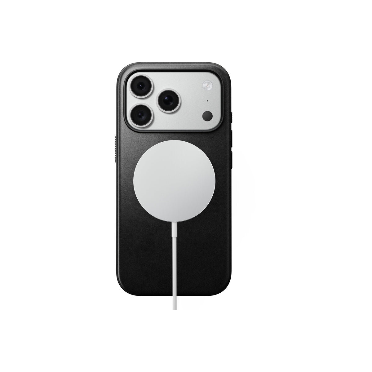 Kožený kryt pro iPhone 18 Pro/17 Pro Nomad Modern Leather Case Horween - černá