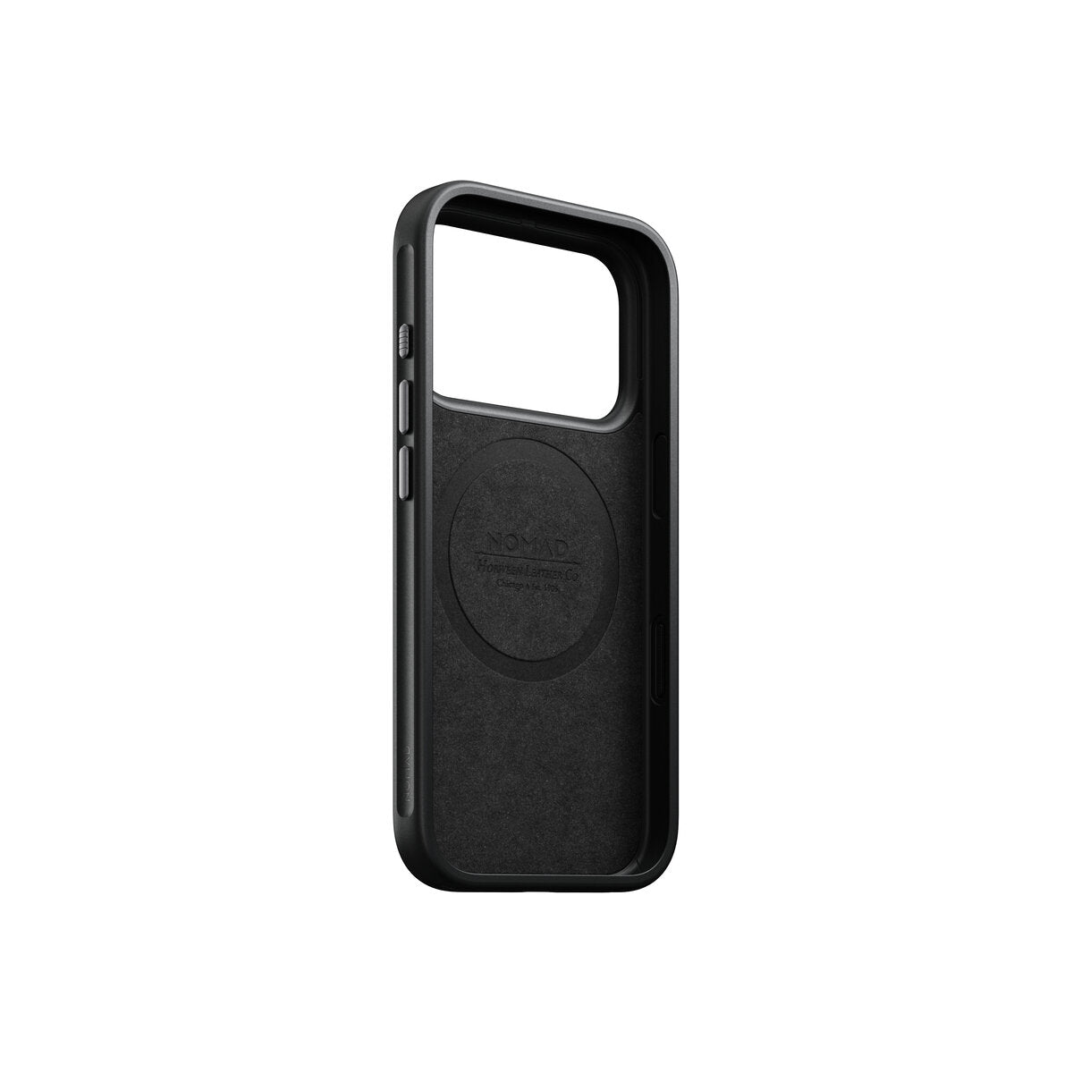 Kožený kryt pro iPhone 18 Pro/17 Pro Nomad Modern Leather Case Horween - rustic brown (tmavě hnědá)