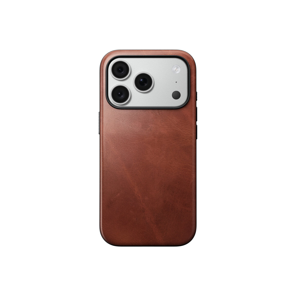Kožený kryt pro iPhone 18 Pro/17 Pro Nomad Modern Leather Case Horween - olde dublin (tmavě hnědá)
