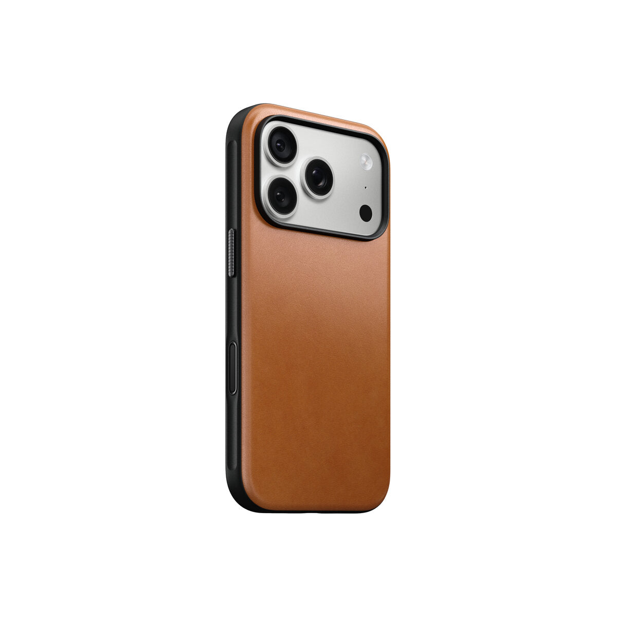 Kožený kryt pro iPhone 18 Pro/17 Pro Nomad Modern Leather Case Horween - saddle (hnědá)