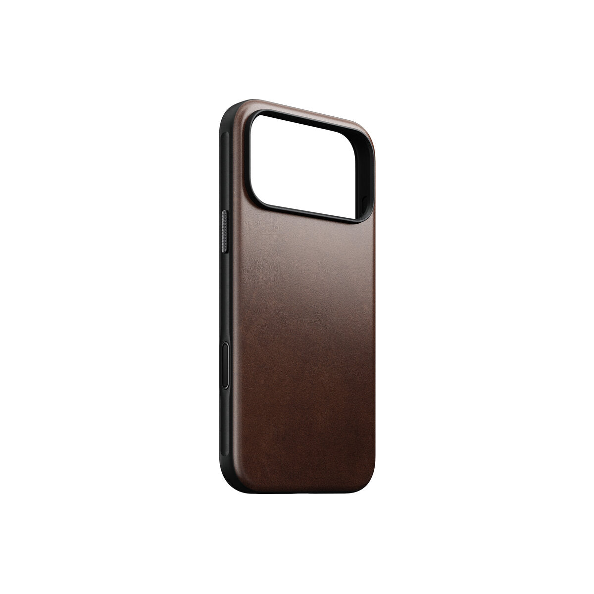 Kožený kryt pro iPhone 18 Pro Max/17 Pro Max Nomad Modern Leather Case Horween - rustic brown (tmavě hnědá)